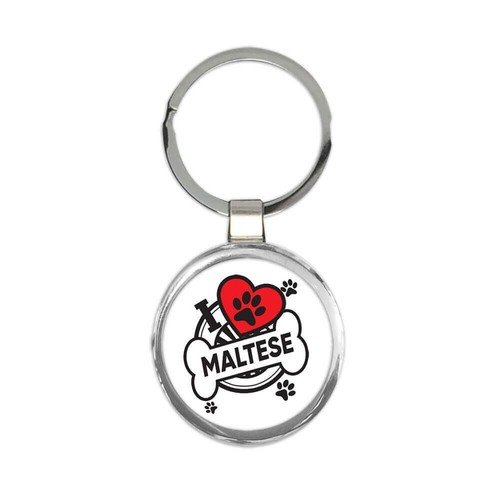 Maltese regalo portachiavi - regalo,