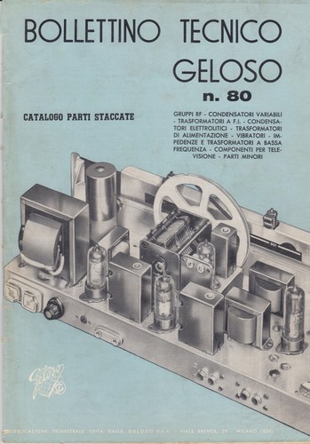 Bollettino tecnico geloso - tecnico,