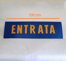 Insegna ENTRATA in alluminio