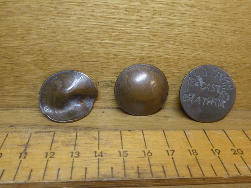 Ww1 penny coins lucky - ww1, pocket