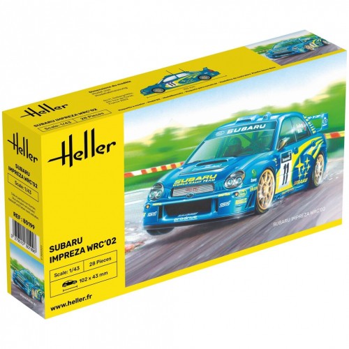 Heller subaru impreza wrc02 - heller,