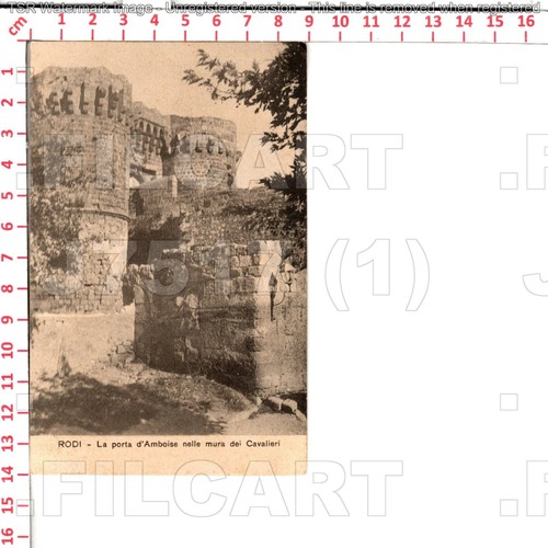 J7517 grecia rodi 1910 porta - j7517,