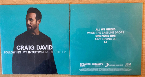 Craig david following my - craig,