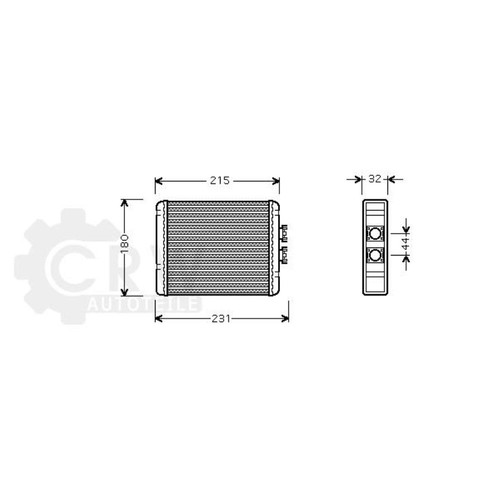 Scambiatore calore interno - scambiatore, di
