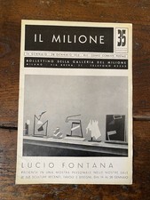 Fontana Lucio Il Milione n. 35 Bollettino della Galleria 14 - 28 Gennaio 1935