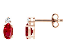 Orecchini Borchie Oro