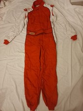 TUTA IGNIFUGA SABELT TG 60 ROSSO BIANCO SUIT OMOLOGA FIA 8856-2000 SCADENZA 2028
