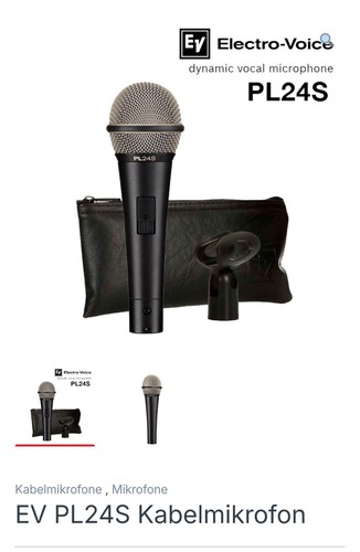Electro voice pl24s microfono - electro,