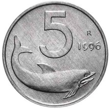 Lire 1996 delfino timone - 5,