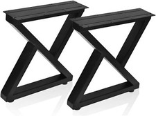 Gambe in metallo per tavolo/mobile h 40cm