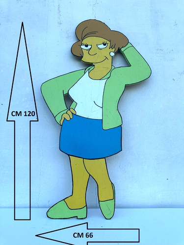 Simpson sagoma legno edna - sagoma, in
