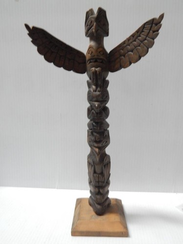 Totem legno indiano - legno,