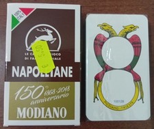 Mazzo di Carte da gioco Napoletane Nuove 2025 Plastificate Modiano scopa