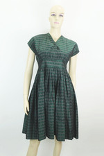 ABITO anni 50 modellino vestito true vintage rockabilly tg 36 ulteriore gonna lucido
