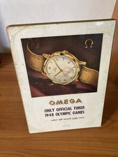 ANTICO STAND PUBBLICITARIO OMEGA OLYMPIC GAMES 1948