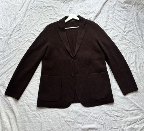 Uniqlo brown wool blend knit - brown,