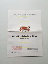 Fantic Caballero 50 Regolarità Casa TX 190 1974 catalogo ricambi TELAIO original