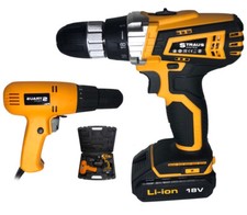 2 trapani trapano avvitatore a doppia batteria + trapano elettrico 710w IW017