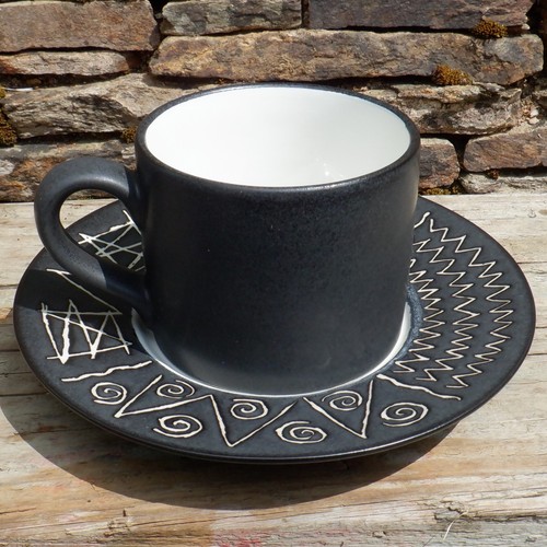 Tazza piattino caffè - e,