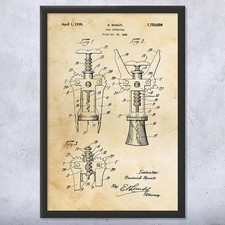 Cavatappi brevetto vino arte