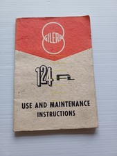 Gilera 124 FL Speciale Strada 1965 manuale uso manutenzione originale INGLESE