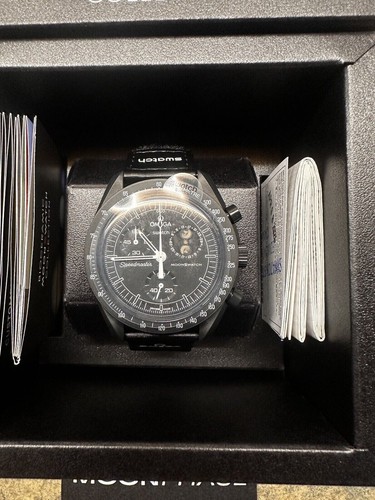 Omega swatch black snoopy - swatch,