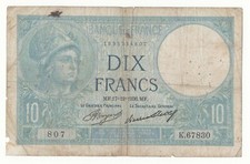 FRANCIA  10 FRANCS  17 - 12 -