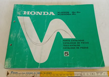 catalogo ricambi parts catalogue originale n5 1982 Honda XL 250 S sz sa sb rc