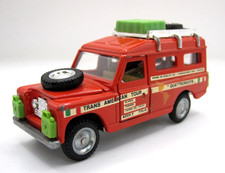 *MEBETOYS* LAND ROVER - A 40- TRANS AMERICAN TOUR -DIE CAST- SCALA 1:43 -VINTAGE