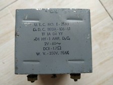 2x UTC E-2683 CHOKE induttanze 0,04 Henry MADE IN USA