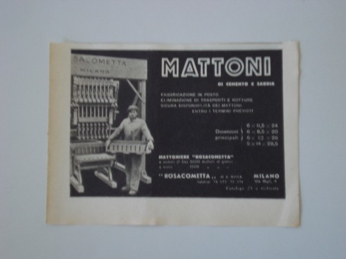 Advertising pubblicità 1943 - pubblicità,