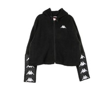 ROBE DI KAPPA Teddy Bear Giubbotto Oversize Nero Unisex Tg M