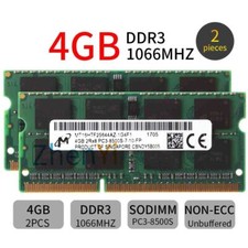 8GB 2x 4GB PC3-8500 DDR3 1066 for Apple MacBook Pro iMac Mac mini Memoria IT