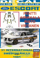 DECAL FORD ESCORT RS 1800 MKII