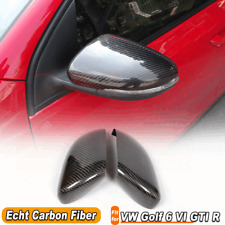 Per Vw Golf 6 VI /GTI /R20 2008-2013 Calotte specchietti retrovisori in carbonio tuning