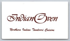 Biglietto da visita vintage forno indiano ristorante cucina Tandoori indiano settentrionale