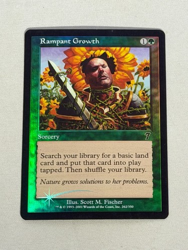 Mtg foil rampant growth - rampant,