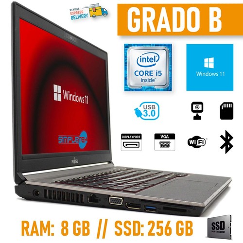 Notebook fujitsu e736 i5 - notebook, 14"