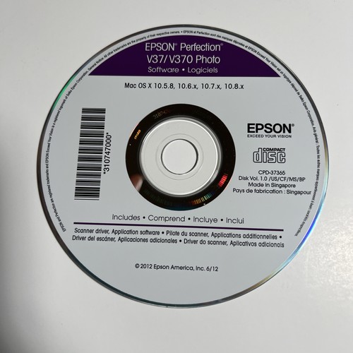 Epson perfection v37 v370 - perfection, v37/v370