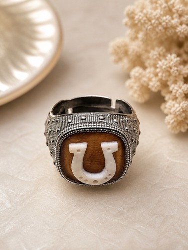 Anello uomo cammeo ferro - uomo, di