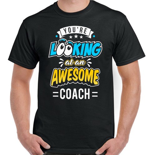 Coach shirt uomo divertente - t-shirt,