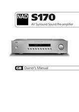 Manuale di istruzioni - Owner's Manual per NAD S170 