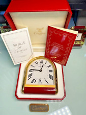 *** Sveglia romana Cartier rara A+= condizioni - con scatola/documenti rossi ***