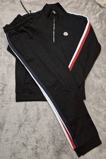 Moncler tuta uomo nera 2 pezzi