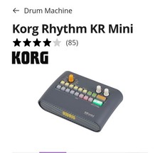 Drum Machine Korg Mini +2 Pedali Korg  PS3