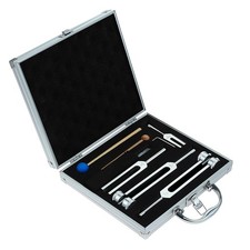 Diapason Neurologico Set di 4 diapason (128 Hz 136,1 Hz MI 528 Hz 4096 Hz)