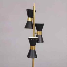 Lampada da terra in ottone