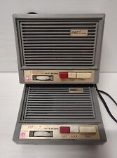COPPIA INTERCOM FM PEC F-206 WIRELESS F 206 DA TAVOLO, FUNZIONANTI, VINTAGE.