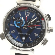 Orologio Uomo LOUIS VUITTON Tambour Regatta Q102D Cronografo Sveglia Quarzo_880010