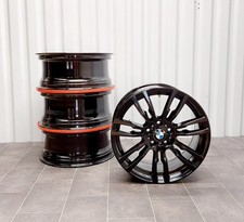 Cerchi in lega BMW Serie 3 F30 F31 Serie 4 F33 F34 raggi M M403 neri TPMS